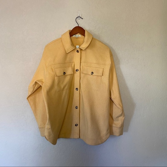 Madewell Brushed Herringbone Knit Shirt 